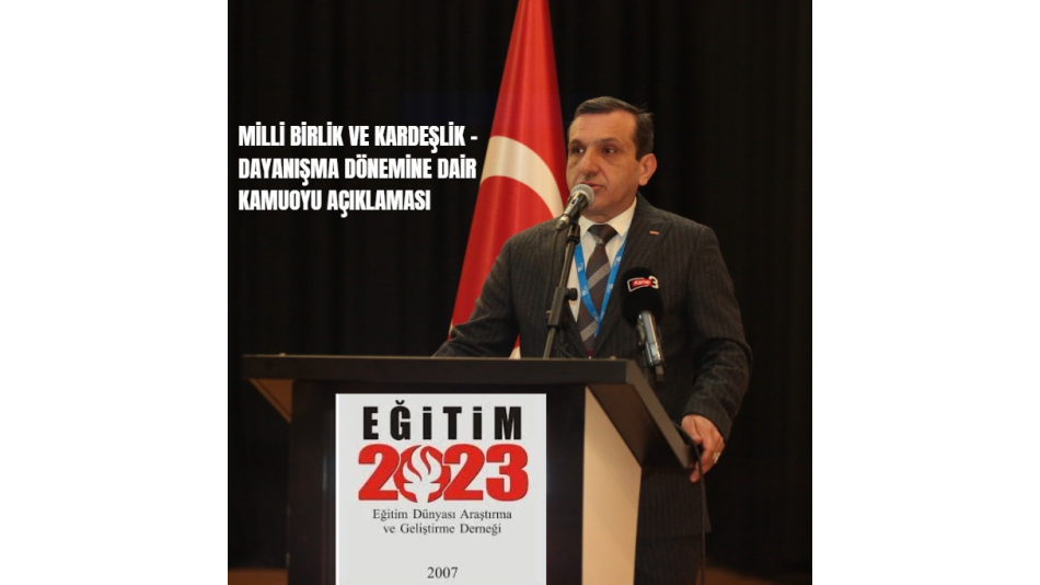 26 OCAK TARİHLİ KAMUOYU AÇIKLAMASI